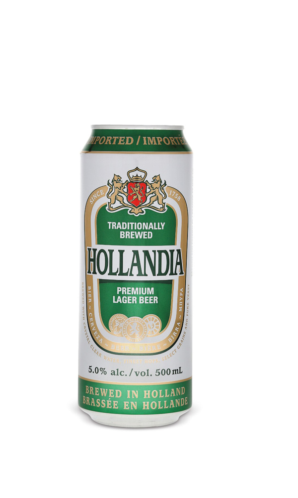 картинка Пиво HOLLANDIA (лиц) 0,5 ж/б